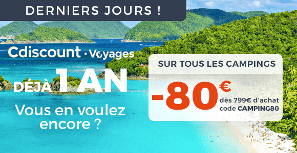 -80€ sur tous les campings