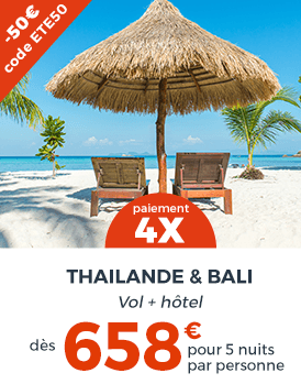 Vente Flash Thaïlande et Bali