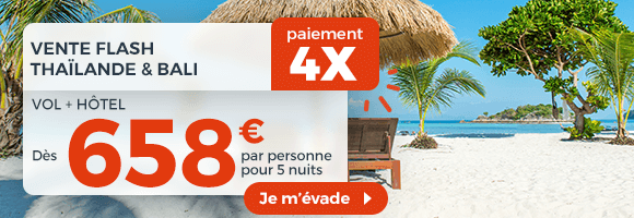 Vente flash thailande & bali