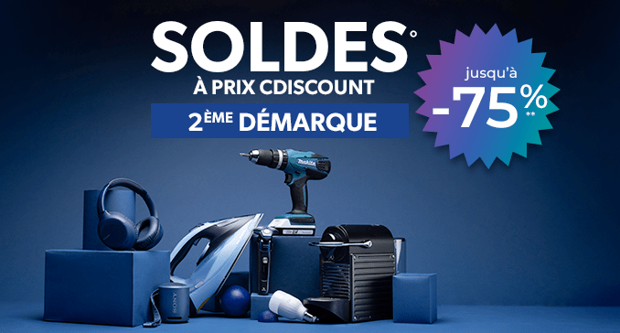 SOLDES Jusqu'à -75%