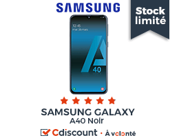 Samsung Galaxy A40 noir