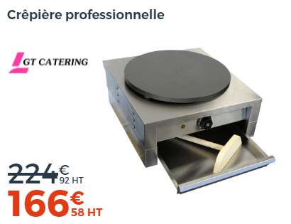 CREPIERE PROFESSIONNELLE