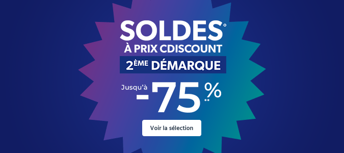 SOLDES : JUSQU'A 75%